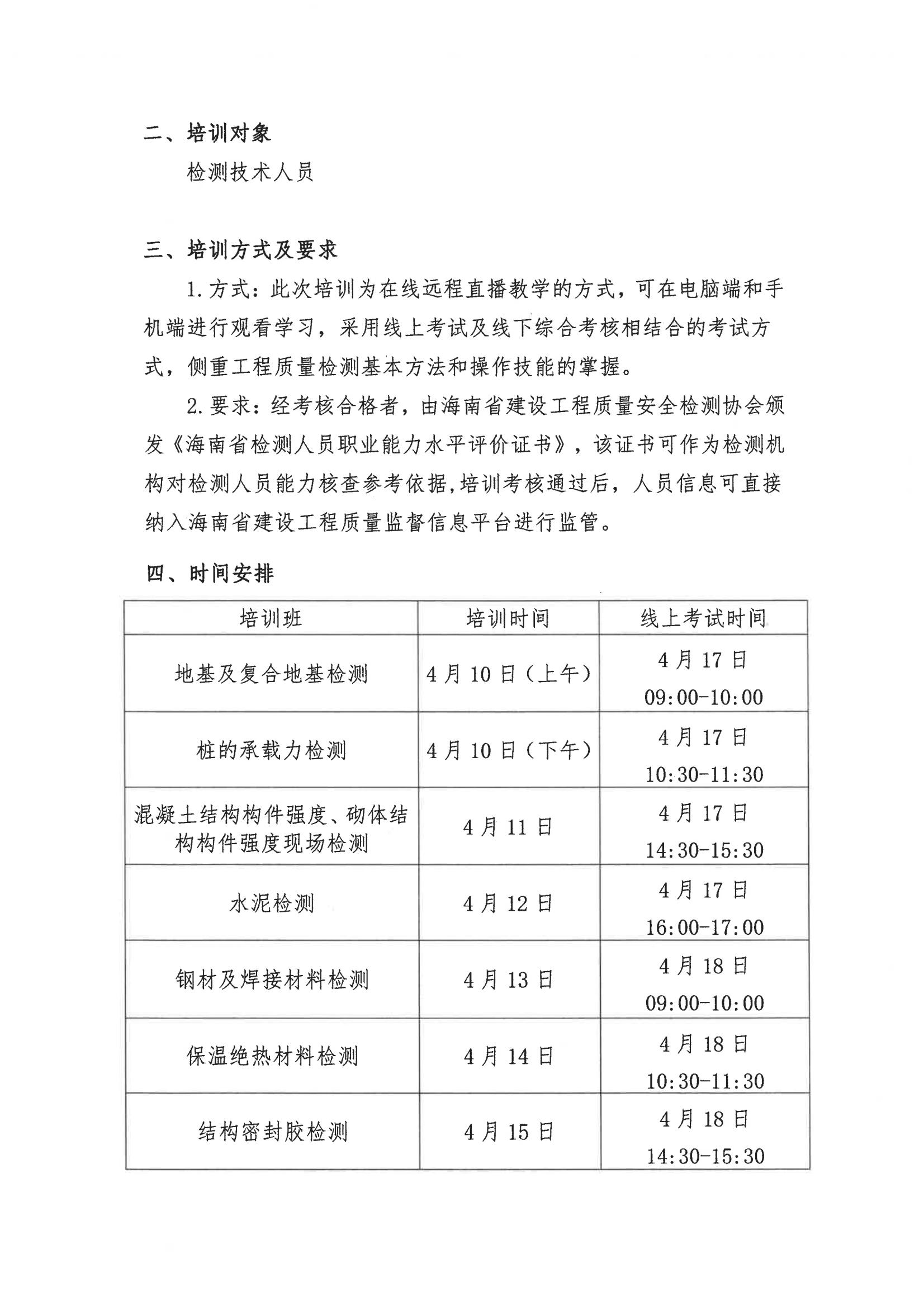 关于举办2023年3月海南省检测人员职业能力水平评价培训班的 通知_01.jpg